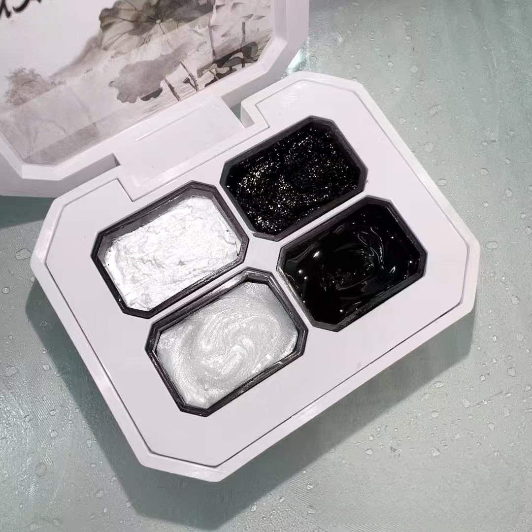 Resin Color Paste - 4Colors Pat Painting Gel Nail Polish