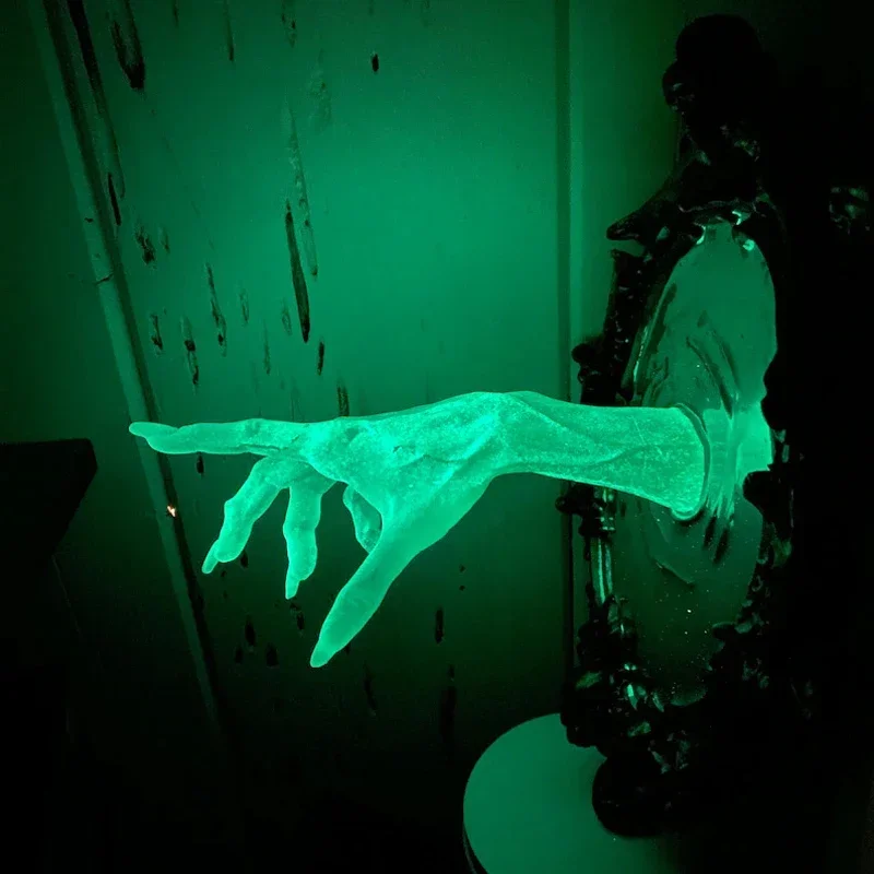 Resin Art Light - Gothic Devil Hand Wall Decor, Luminous