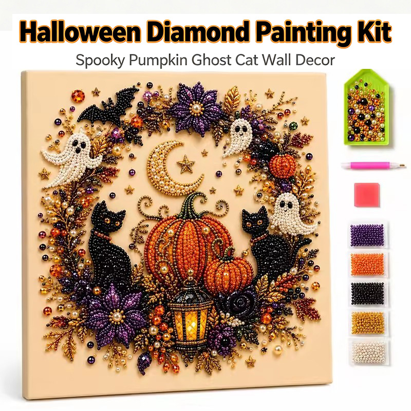 @Halloween Ghost Pearl Art Kit - Resin Art Wall Decor recension och pris