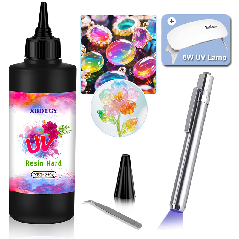 200g/250g/500g UV Resin Hard G - Resin Art Light recension och pris