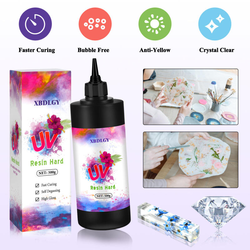 200g/250g/500g UV Resin Hard G - Resin Art Light recension och pris