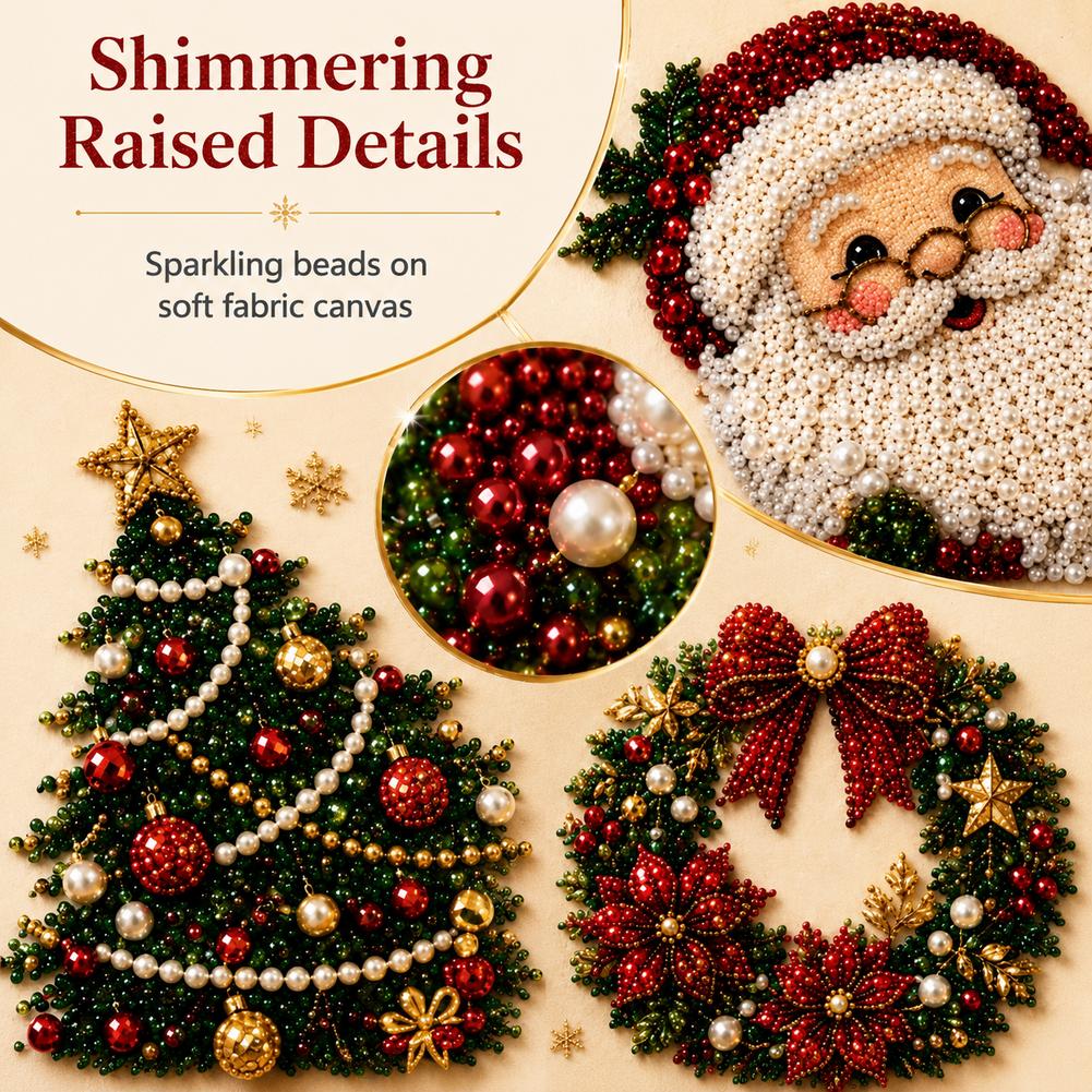 Christmas Santa Claus Pearl Ar - Resin Art Gift recension och pris