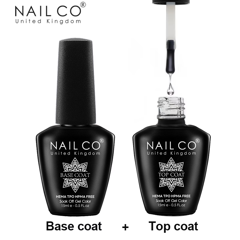 NAILCO 15ml Top Coat And Base  - Resin Art Varnish recension och pris