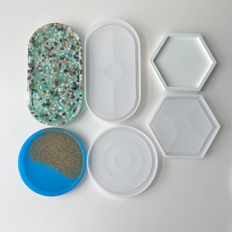 Round Coaster Silicone Mold DI - Resin Art Tray recension och pris