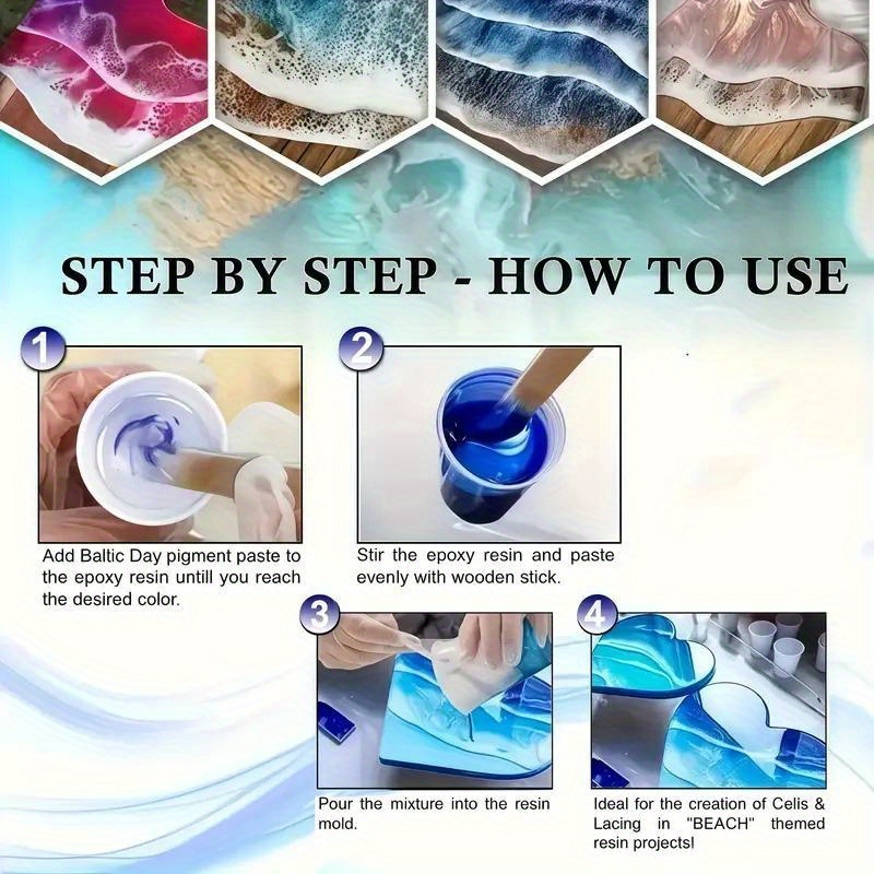 24 Colors/8 Colors 5g 0.18oz P - Resin Color Paste recension och pris
