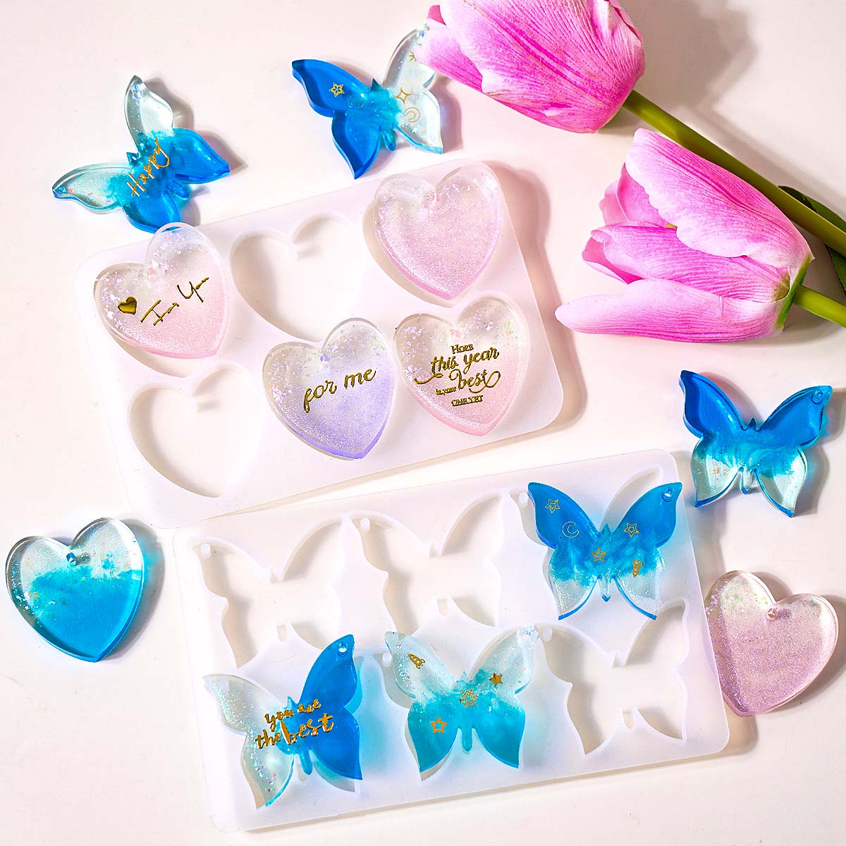 Six-hole with Holes Earring Si - Resin Art Liquid recension och pris