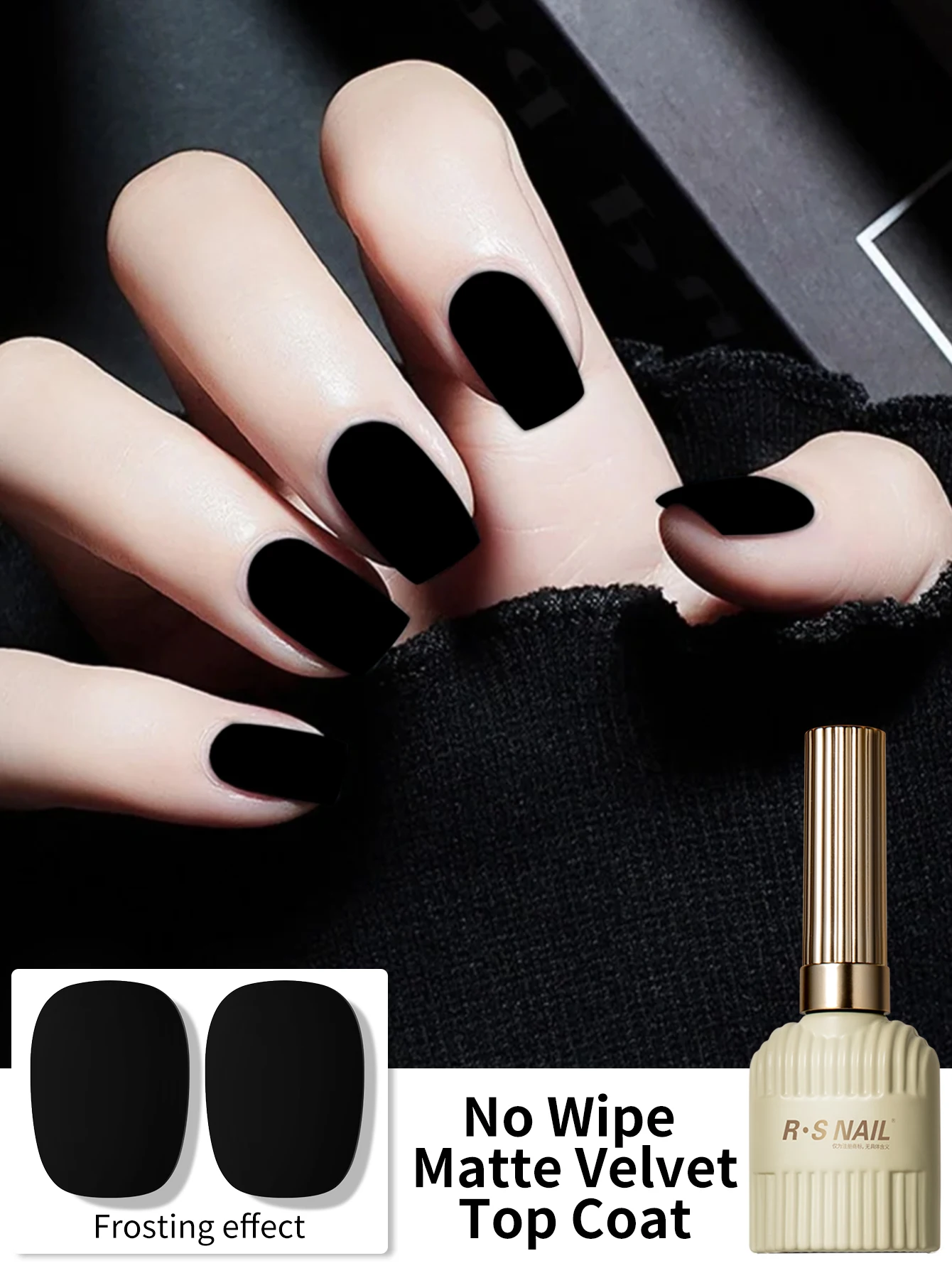 RSNAIL 12g Velvet Matte Top Co - Resin Art Varnish recension och pris