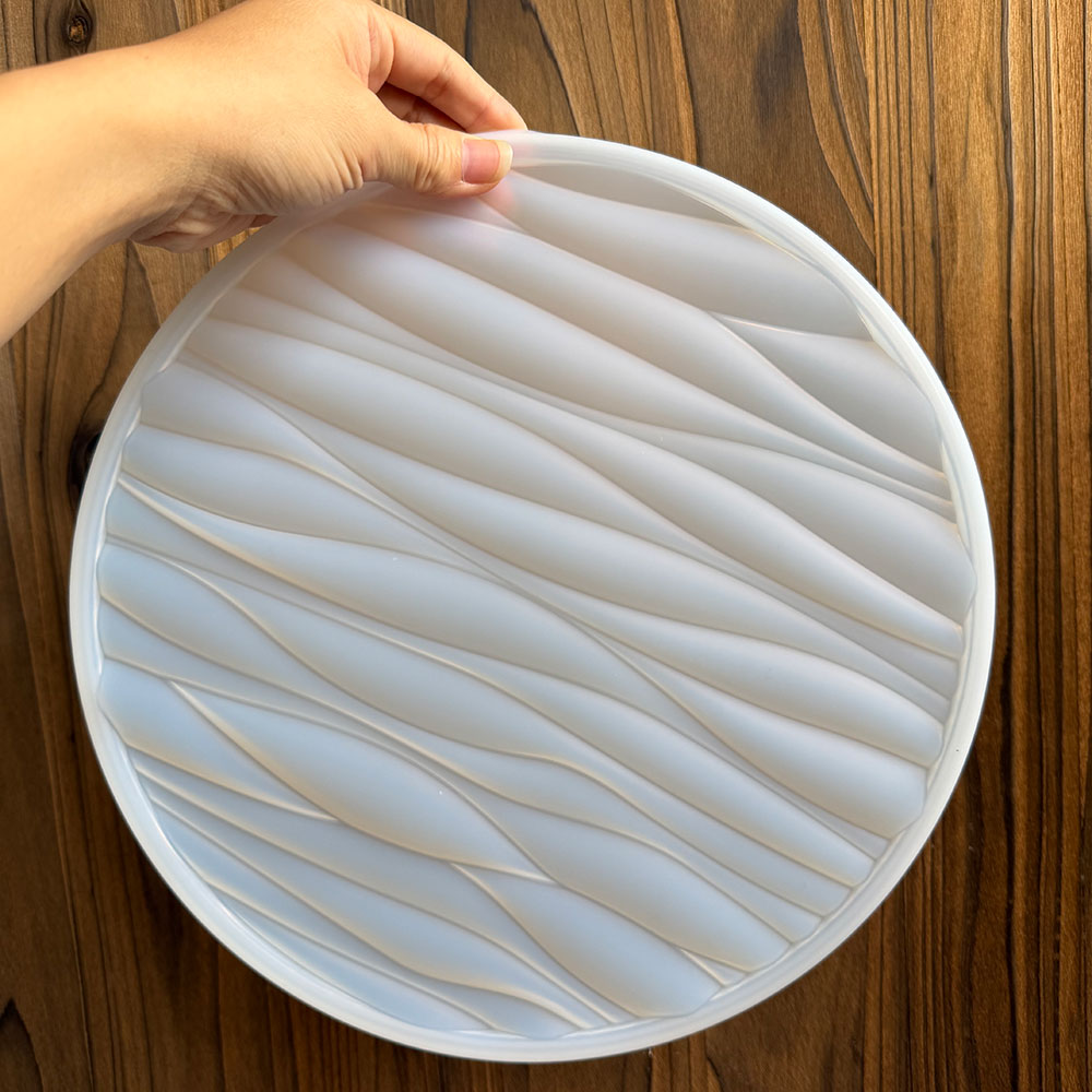 Large Round Tray Silicone Mold - Resin Art Tray recension och pris
