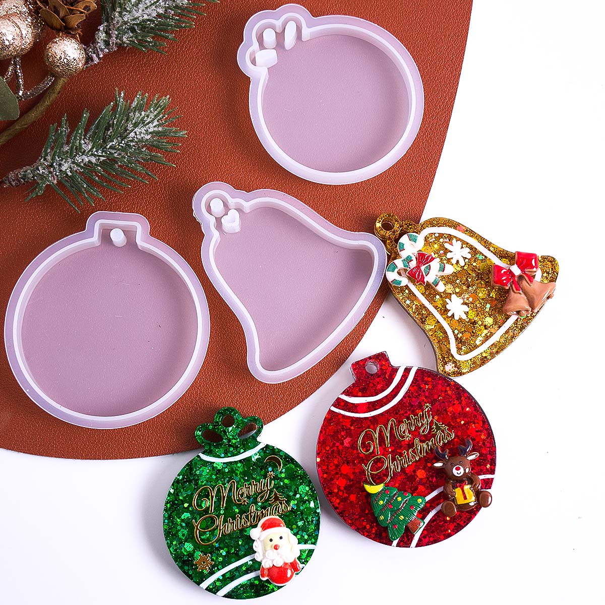 Xmas Tag Pendant Silicone Mold - Resin Art Things recension och pris