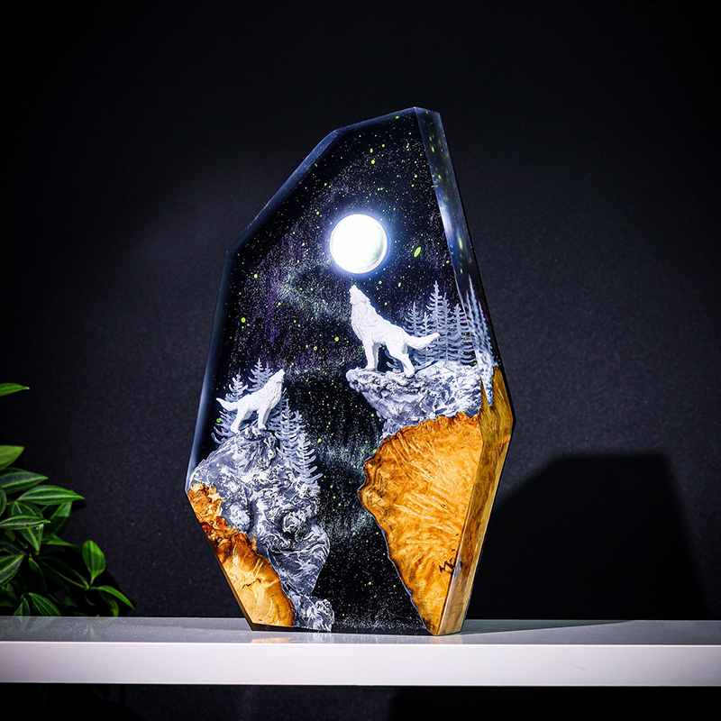 Nature Animals Figure Organism - Resin Art Light recension och pris