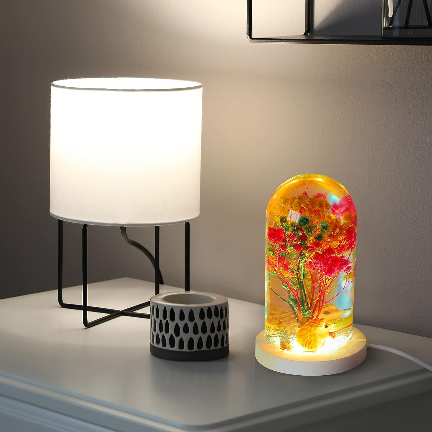 DIY Crystal Epoxy Resin Mold L - Resin Art Light recension och pris