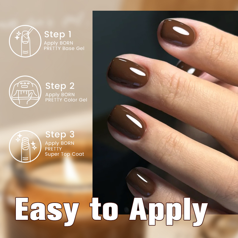 BORN PRETTY 10ml Coffee Color  - Resin Art Varnish recension och pris