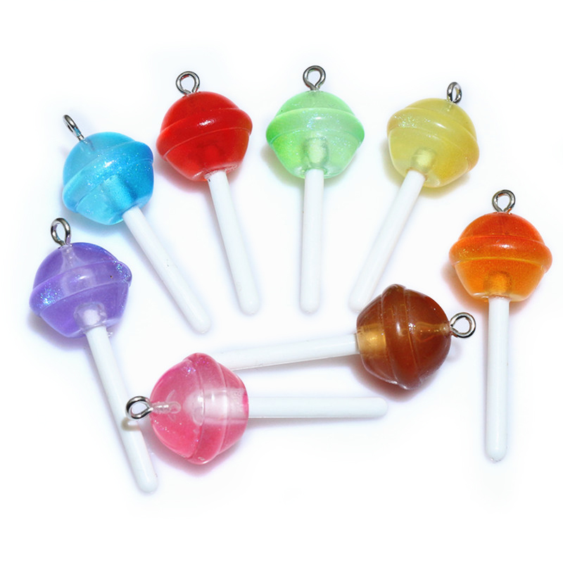 10pcs Resin Pendants Shiny Rou - Resin Art Glitter recension och pris