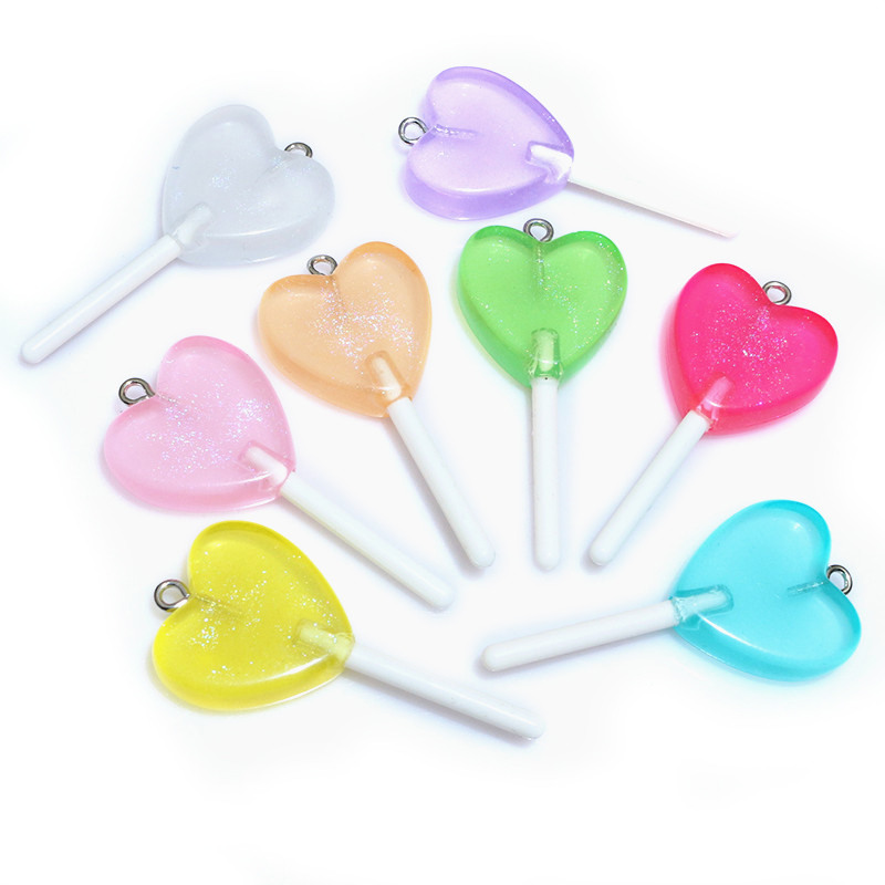 10pcs Resin Pendants Shiny Rou - Resin Art Glitter recension och pris