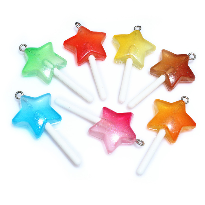 10pcs Resin Pendants Shiny Rou - Resin Art Glitter recension och pris