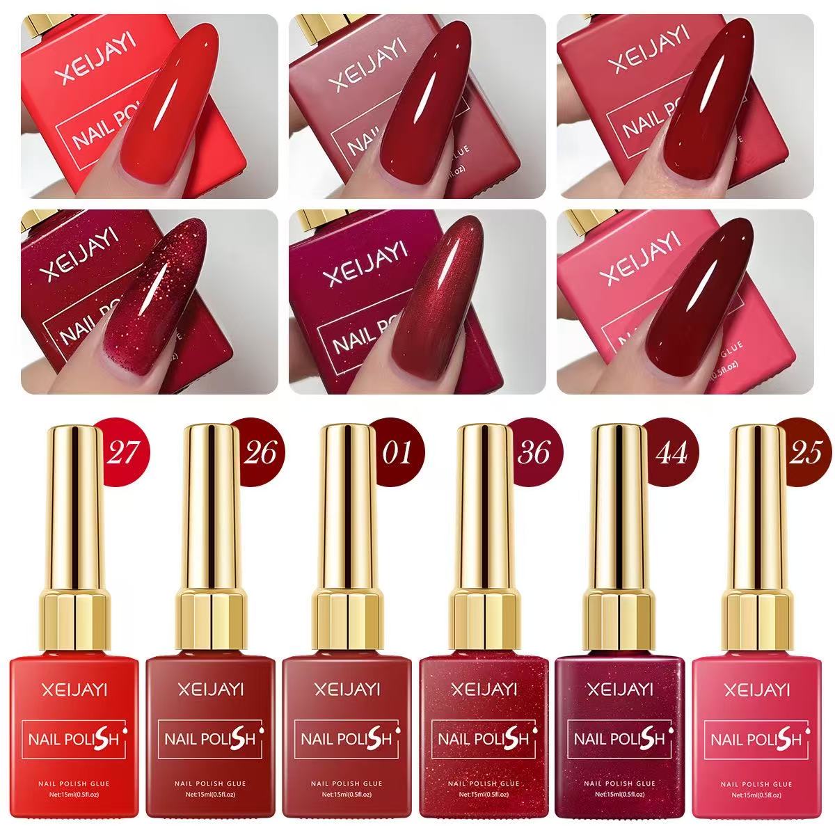 15ml Gel Nail Polish 6 Colors  - Resin Art Varnish recension och pris