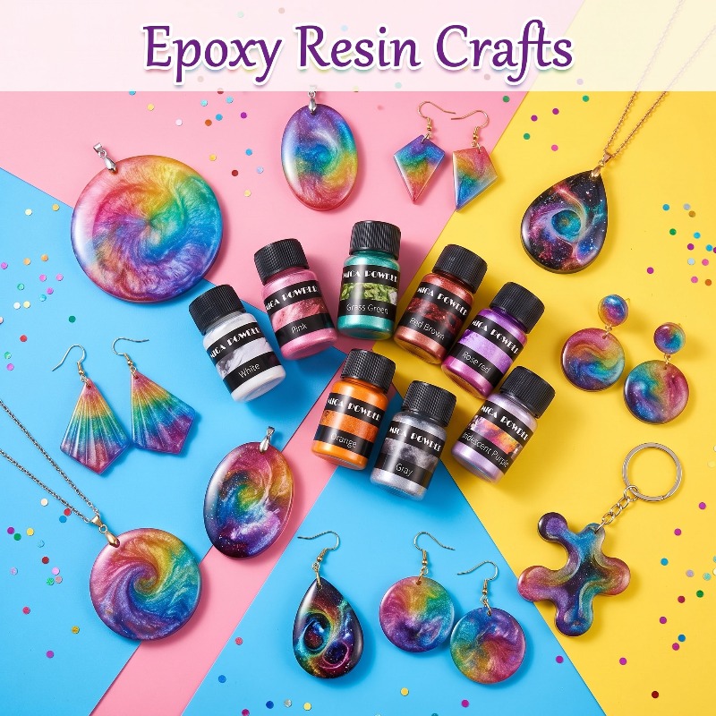 2/24 color metal pigment powde - Resin Color Paste recension och pris
