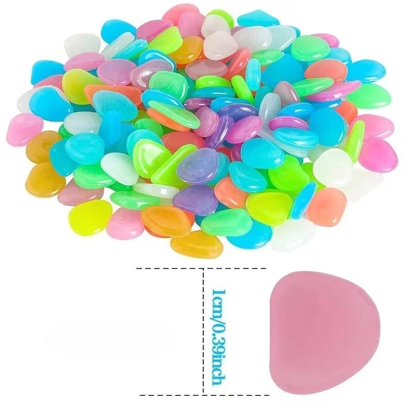 50-200pcs Glow in The Dark Peb - Resin Art Light recension och pris