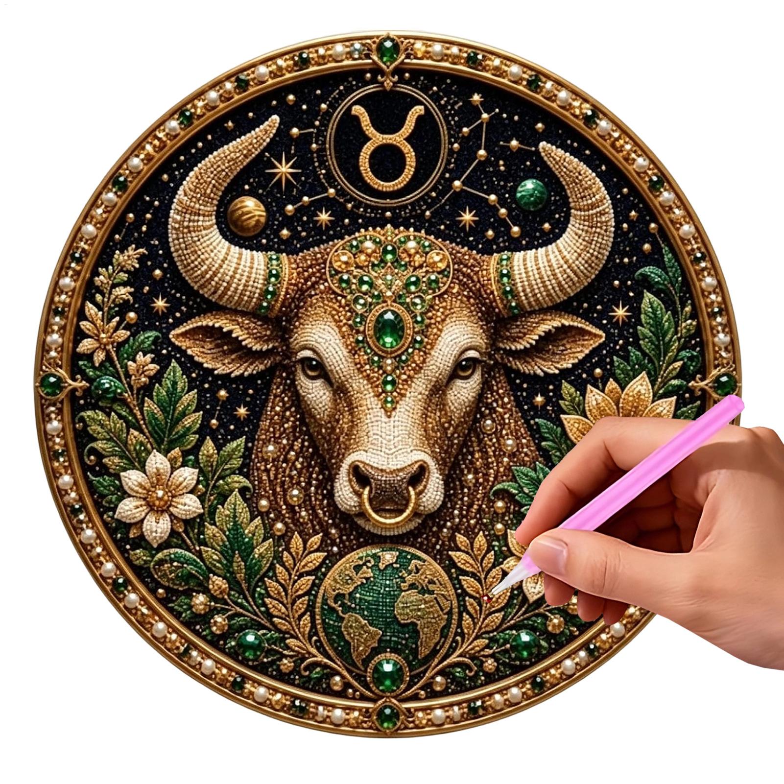 12 Zodiacs Signs Pearl Art Kit - Resin Art Wall Decor recension och pris