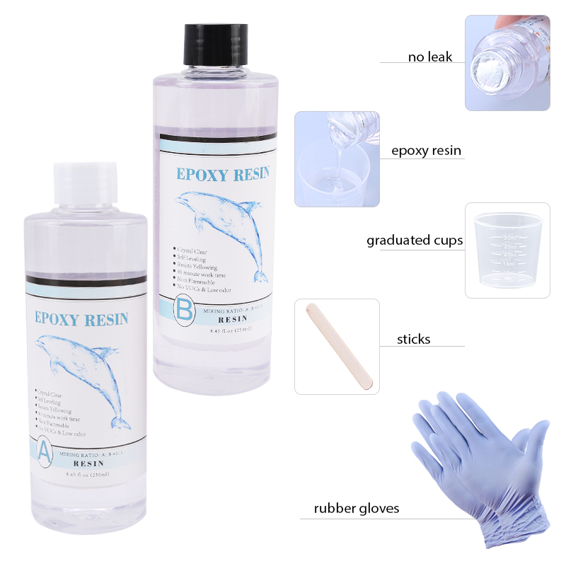 1:1 Clear Epoxy Resin Crystal  - Resin Color Paste recension och pris