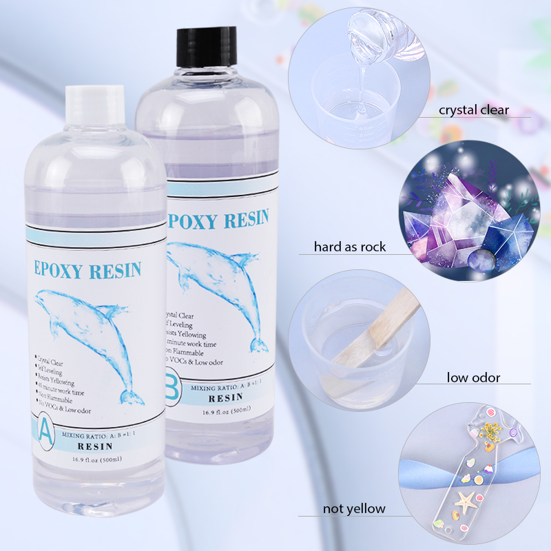 1:1 Clear Epoxy Resin Crystal  - Resin Color Paste recension och pris