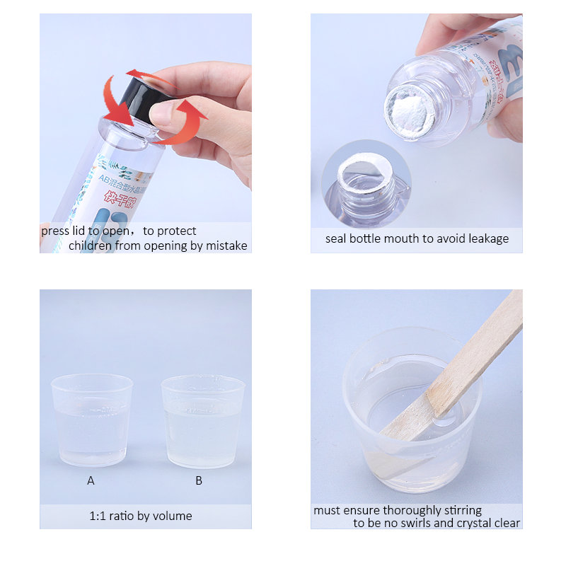 1:1 Clear Epoxy Resin Crystal  - Resin Color Paste recension och pris