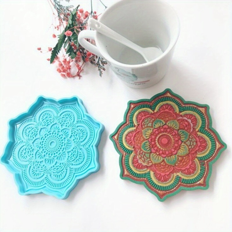 Mandala Coaster Silicone Mold  - Resin Art Tray recension och pris