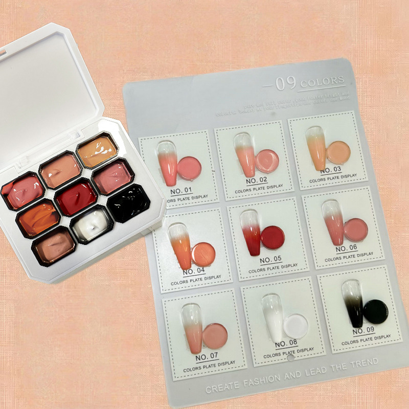 1pc Solid 9-grid Nail Patting  - Resin Art Varnish recension och pris