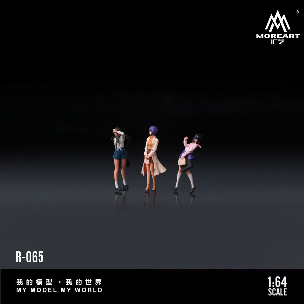 More Art 1:64 Dynamic Girl Dol - Resin Art Gift recension och pris