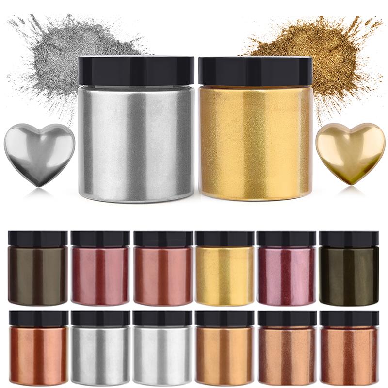50g Shimmer Metallic Gold Silv - Resin Art Liquid recension och pris