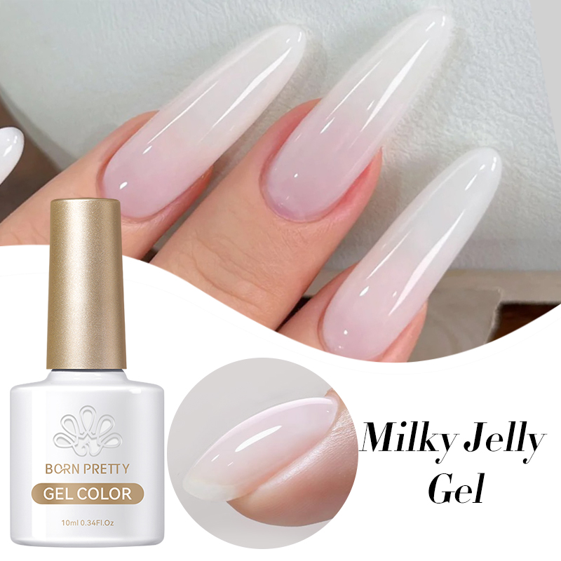BORN PRETTY 10ml Milky Jelly W - Resin Art Varnish recension och pris