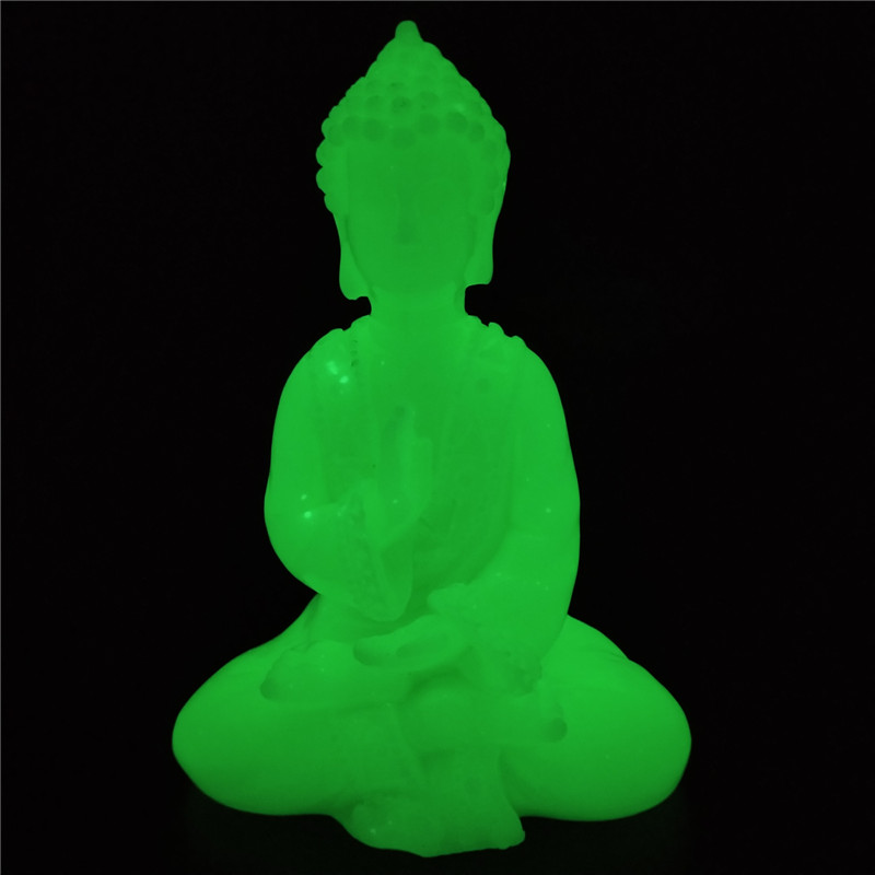 Glowing Meditation Buddha Stat - Resin Art Light recension och pris