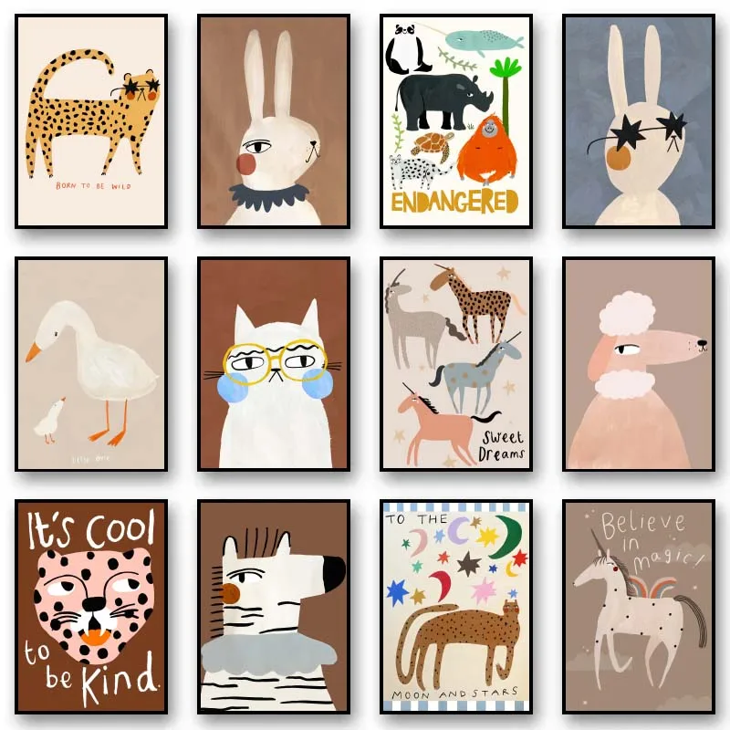 Funny Cute Animal Rabbit horse - Resin Art Wall Decor recension och pris