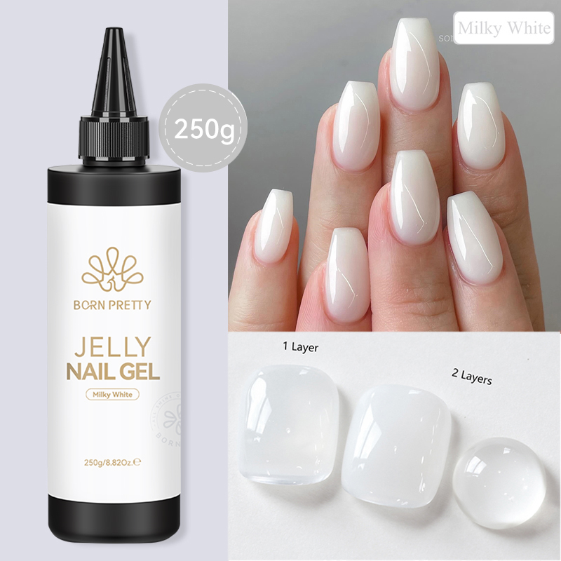 BORN PRETTY 250g Jelly Milky W - Resin Art Varnish recension och pris