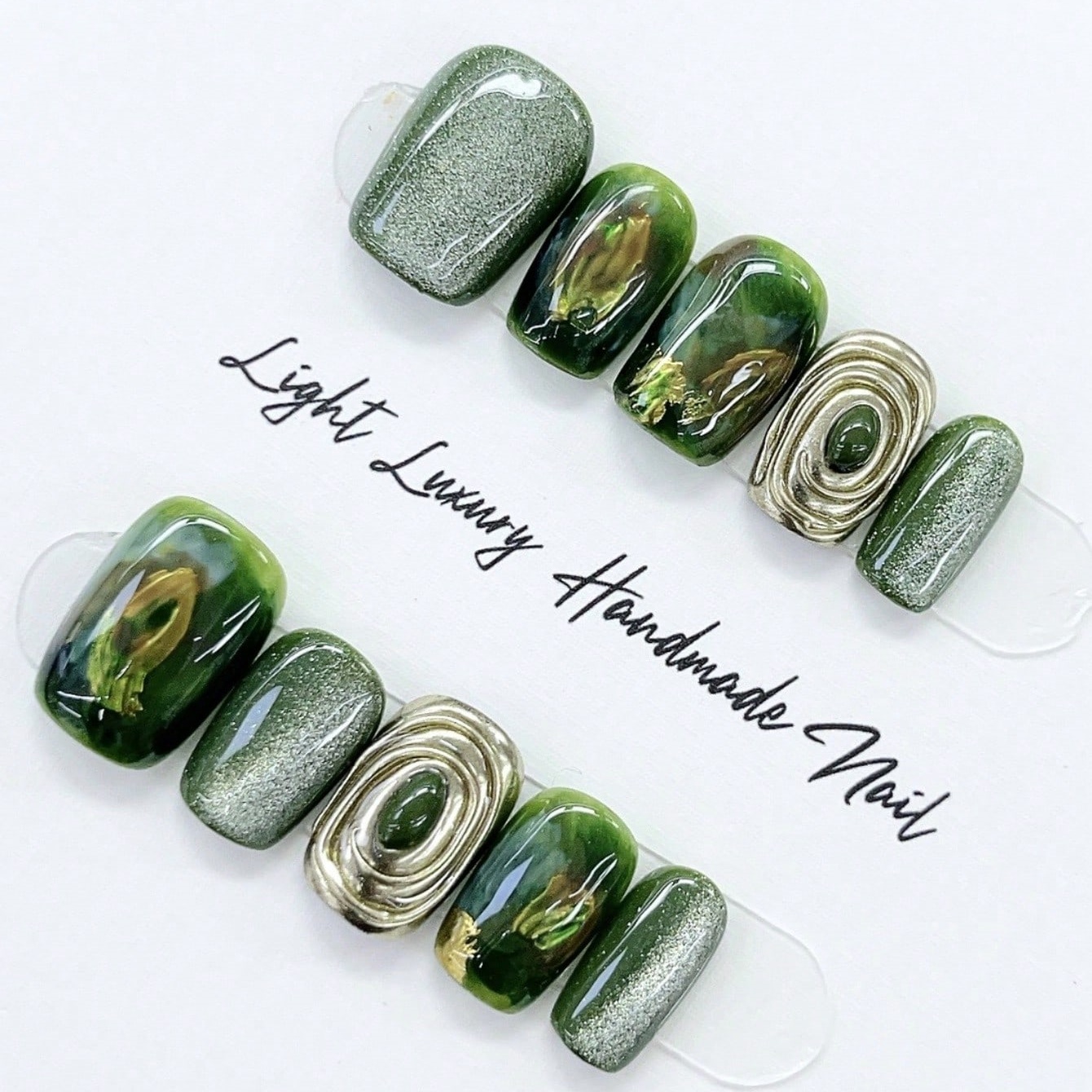 10pcs Pure Hand Pressed Short  - Resin Art Glitter recension och pris