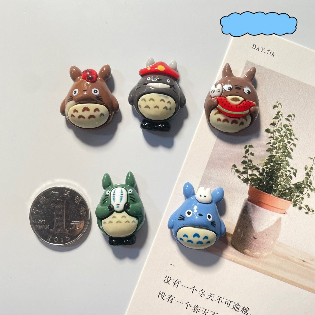 Totoro Anime Resin Fridge Magn - Resin Art Things recension och pris